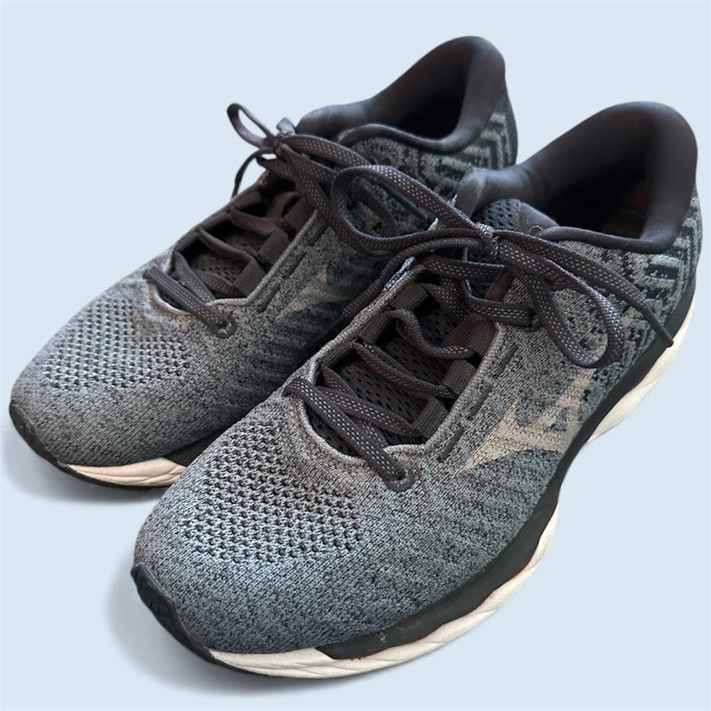 Mizuno Women’s Wave Sky Waveknit 3 Blue Running Shoes